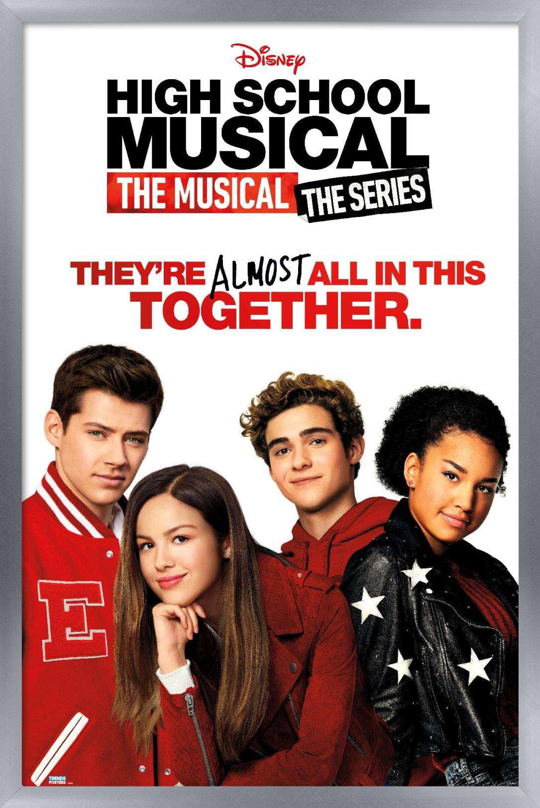 High School Musical: The Musical: The Series - Key Art Wall Poster, 22.375" x 34", Framed