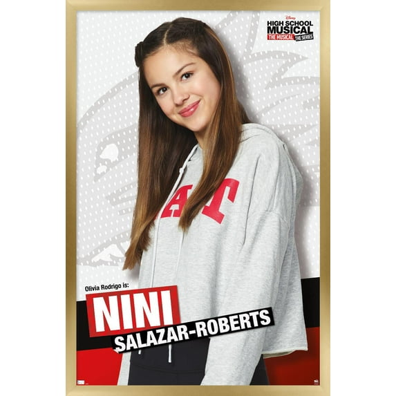 High School Musical: The Musical: The Series - Olivia Rodrigo Wall Poster, 22.375" x 34", Framed