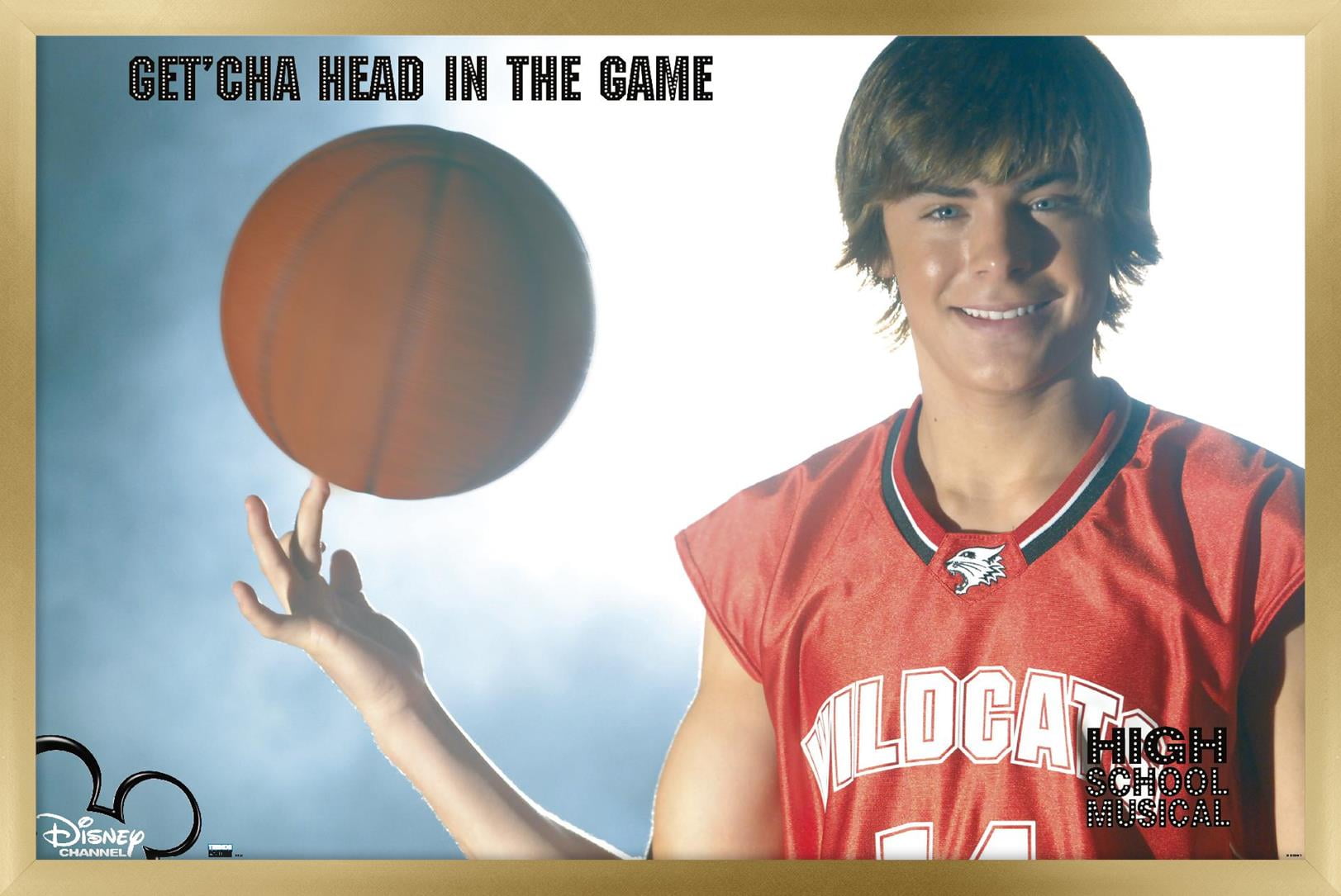 High School Musical - Troy - Game Wall Poster, 22.375" x 34" Framed