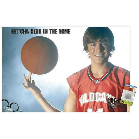 High School Musical - Troy - Game Wall Poster with Pushpins, 22.375" x 34"