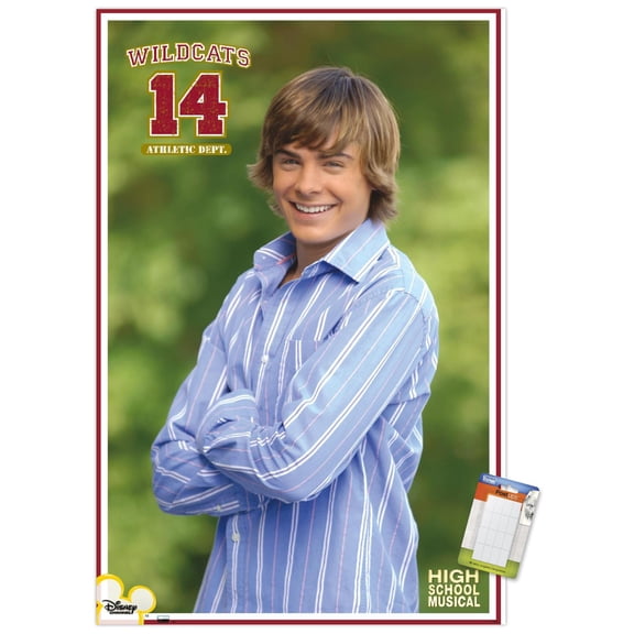 High School Musical - Troy Wall Poster, 22.375" x 34"