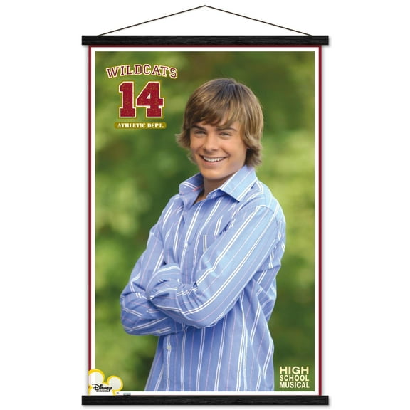 High School Musical - Troy Wall Poster with Magnetic Frame, 22.375" x 34"