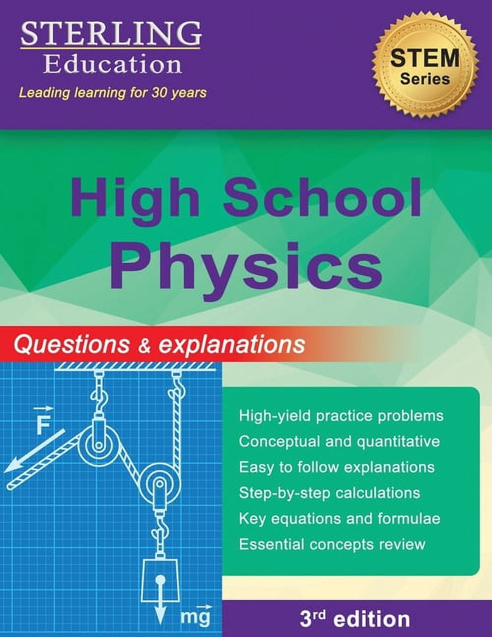 High School Physics: Questions & Explanations for High School Physics, (Paperback) - Walmart.com