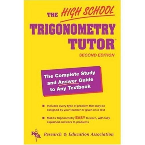 Pre-Owned High School Trigonometry Tutor (High School Tutors Study Guides) (Paperback) 0878915664 9780878915668