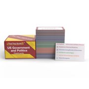 High School US Government and Politics Study Cards 2024-2025 US Government and Politics Exam Prep and Practice Test Questions [Full Color Cards]