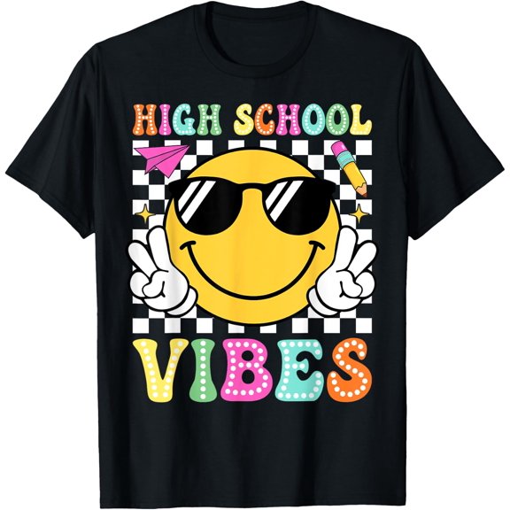 High School Vibes Back To School High School Teacher T-Shirt Unisex S-5XL Hot Trending Shirt Birthday Gift