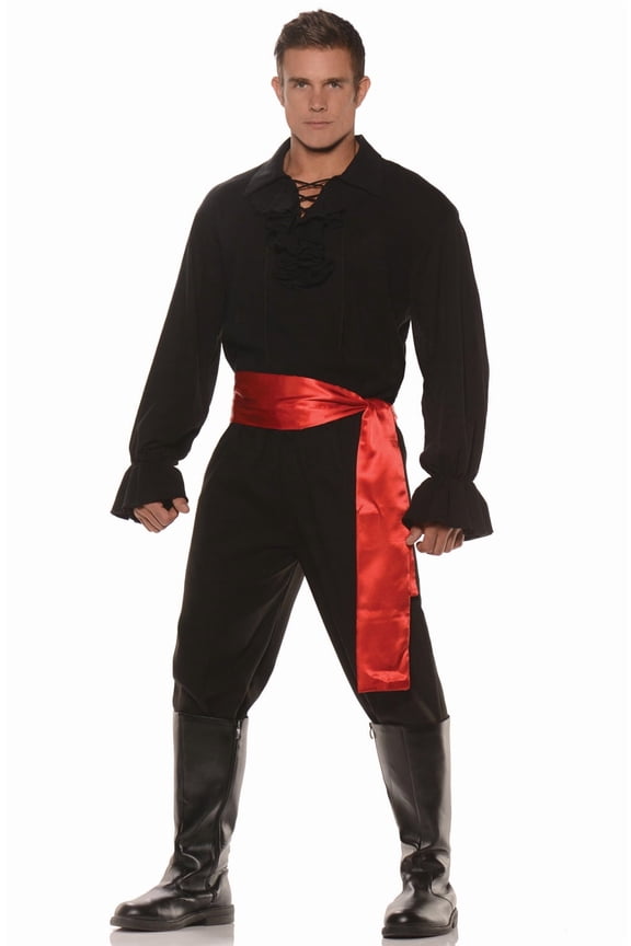 High Seas Bandit Black Adult Costume