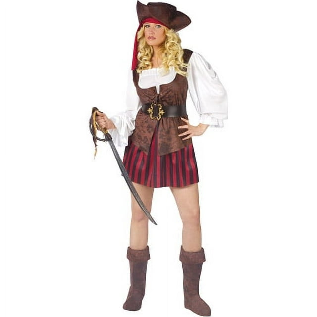 High Seas Buccaneer Pirate Adult Halloween Costume