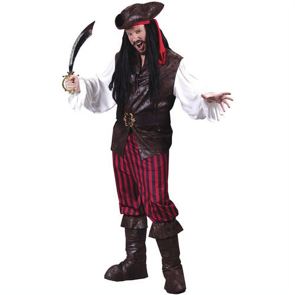 High Seas Male Buccaneer Adult Halloween Costume - Walmart.com