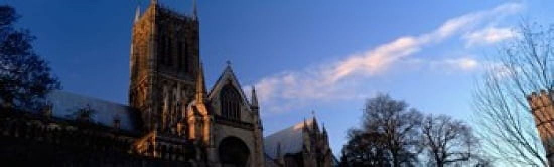 High Section View Of A Cathedral Lincoln Cathedral Lincolnshire England United Kingdom Canvas Art - Panoramic Images (15 x 5)