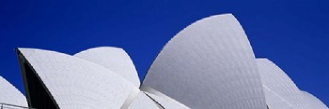 High Section View Of An Opera House Sydney Opera House Sydney New South Wales Australia Canvas Art - Panoramic Images (18 x 6)