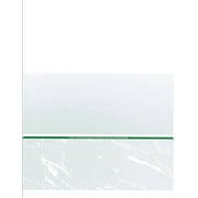 High Security Check Paper, 24# Green Marble Pattern, 8-1/2 x 11, Microperfed with Check on Bottom, 8 Security Features - 250 SHEETS