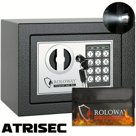High-Security Fireproof Safes With Complimentary Fire -Resistant Bag | Premium Protection For Documents, Valuables, And Essentials | Available In Multiple Sizes To Suit Diverse Needs Back To School