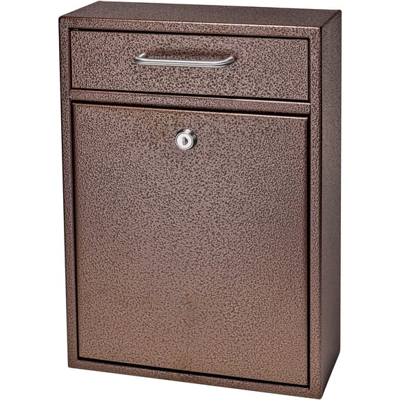 High Security Steel Locking Wall Mounted Mailbox-Office Comment Letter Deposit, Galaxy Drop Box