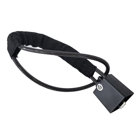 High Security Vehicle Steering Wheel Lock Metal Construction Compact Design Security Device