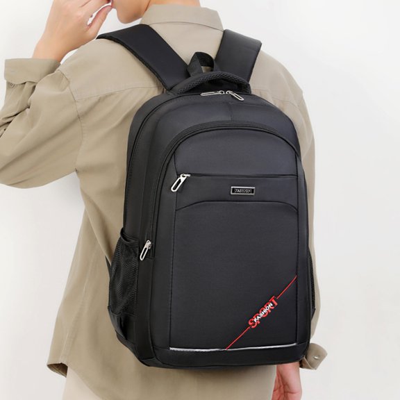 High Sense Lightweight And Large Capacity Leisure Men's Backpack,Gray