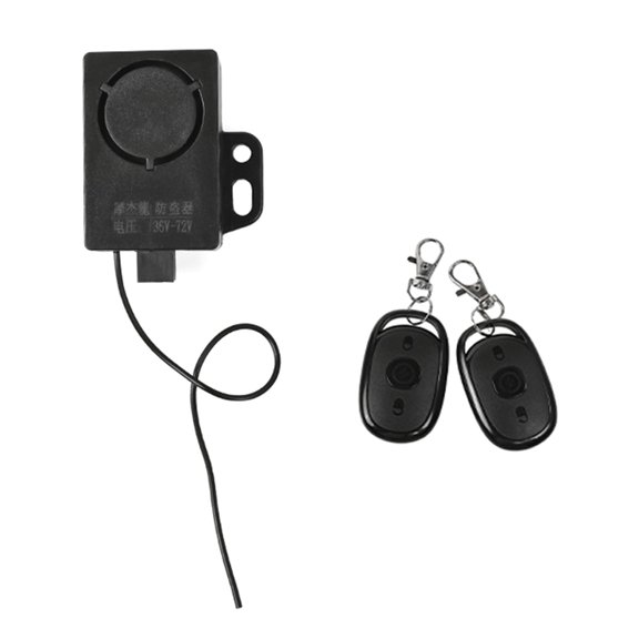 High Sensitivity Anti Theft Alarm Systems Double Remote Control 1 Touch Activation Strong Designs for Electric Trikes