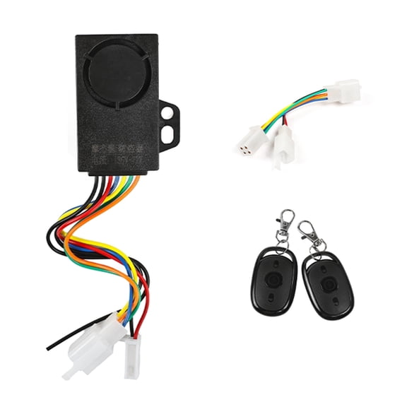 High Sensitivity Anti Theft Alarm Systems Double Remote Control 1 Touch Activation Strong Designs for Electric Trikes