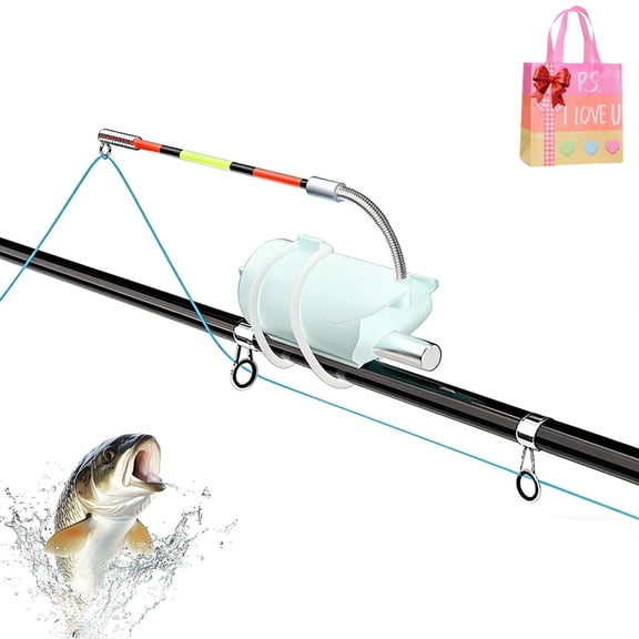 High Sensitivity Fishing Float Bite Alert for Rods, Fishing Bells with Loud Alarm, Smart Electronic LED Luminous Hook Alarm