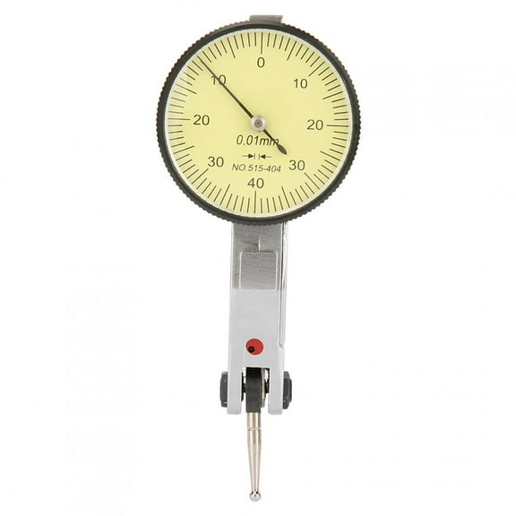 High Sensitivity Lever Dial Indicator Rapid Response Test Probe 180 Rotation for Measurement Machining Layout Inspection Work