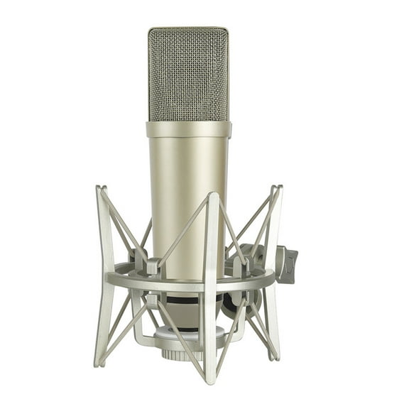High Sensitivity Metal Diaphragm Condenser Microphones XLR Interfaces AntiInterference Housing