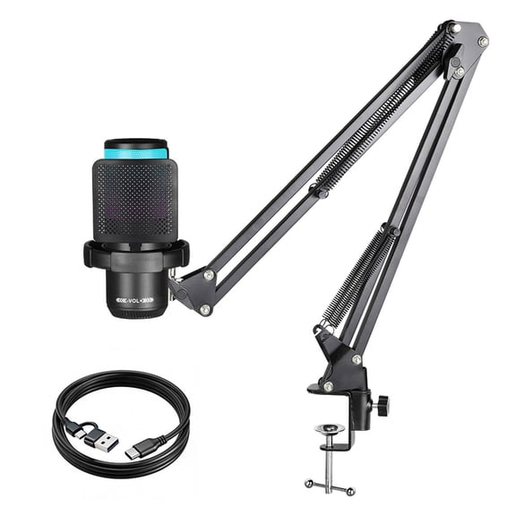 High Sensitivity Professional Dynamic Microphone for Streaming Computer Recording Mic Reduction for Recording