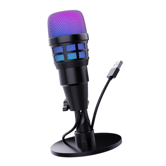 High Sensitivity Professional Dynamic Microphone for Streaming Computer Recording Mic Reduction for Recording