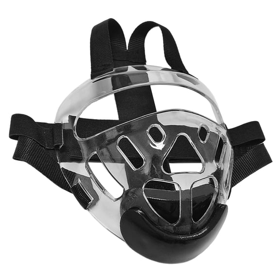 High Shock Resistant Clear Face Cover for Kick-boxing Combat Sports Detachable Structure Allows Easy Removal