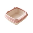 thumbnail image 1 of High Sided Cat Pet Litter Tray Sandbox Deep Loo with Sifting Litter Pedal Pan Cat Potty Toilet Cat Bedpan for Kitty Rabbit Travel Pink, 1 of 1