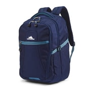 High Sierra Fairlead Nylon Backpack - Laptop Compartment - Navy/Graphite Blue