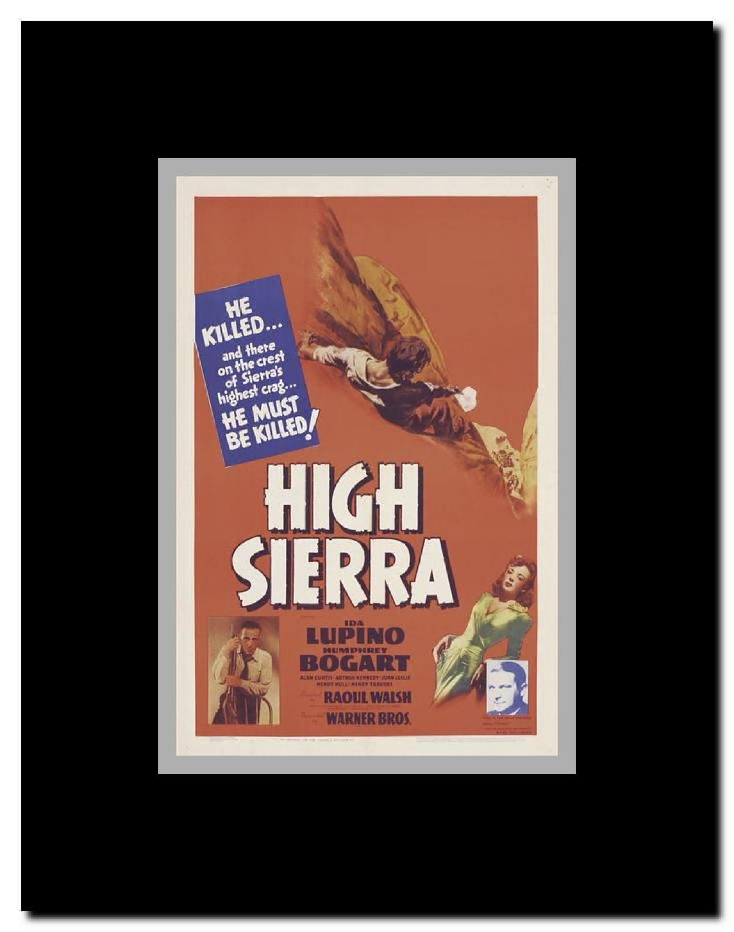 High Sierra Framed Movie Poster