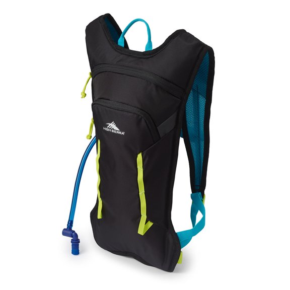 High Sierra Hydrahike 2.0 4L Hydration Water Backpack, Black