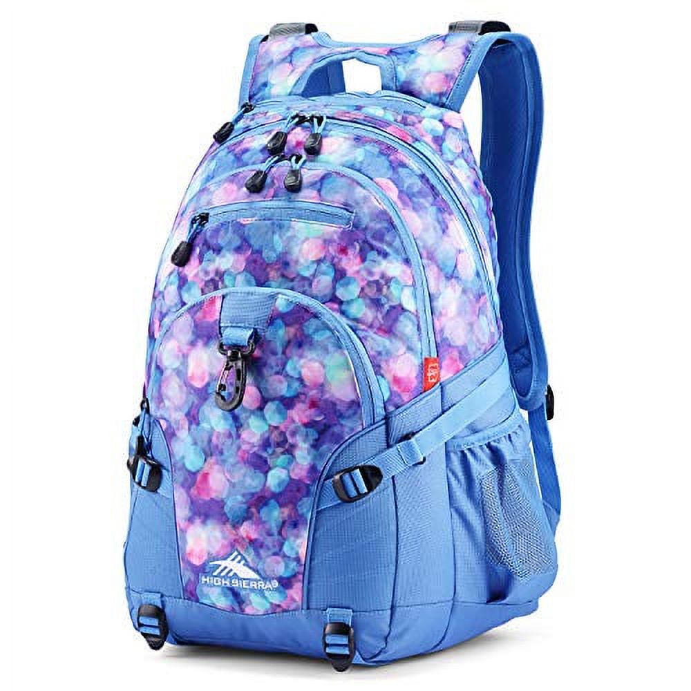 High Sierra Loop Backpack, Travel, or Work Bookbag with tablet sleeve, One Size, Shine Blue/Lapis - image 1 of 6