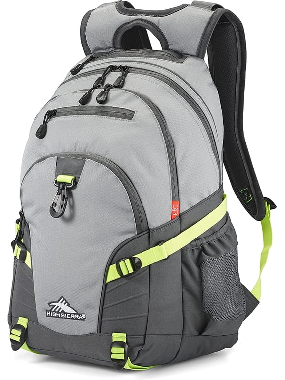 Loop Backpack, Steel Grey/Mercury/Neon Green, One Size One Size Steel Grey/Mercury/Neon Green