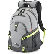 High Sierra Loop Backpack, Steel Grey/Mercury/Neon Green, One Size One Size Steel Grey/Mercury/Neon Green