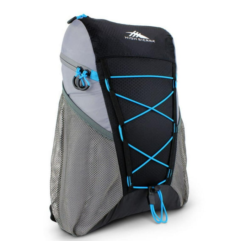 High Sierra Sport Backpack, Black Charcoal Pool, 18L Lightweight