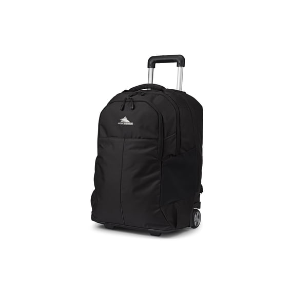 High Sierra Powerglide Pro Wheeled Backpack with Telescoping Handle, Black