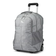High Sierra Powerglide Pro Wheeled Backpack with Telescoping Handle, Silver
