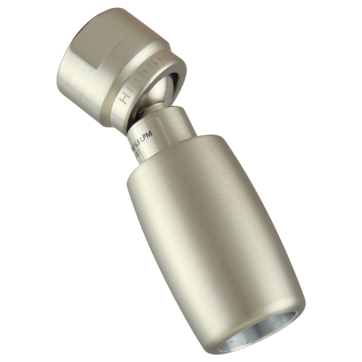 High Sierra Pomme De Douche Entièrement Métallique Certifiée WaterSense 1,8 GPM Haute Efficacité à Faible Débit Avec Valve De Déclenchement Disponible En Chrome, Nickel Brossé, Bronze Huilé Ou Laiton