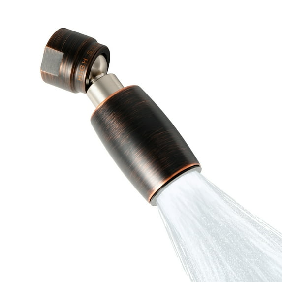 High Sierra Showerheads® Solid Metal 2.0 GPM Low Flow Shower Head: Oil Rubbed Bronze