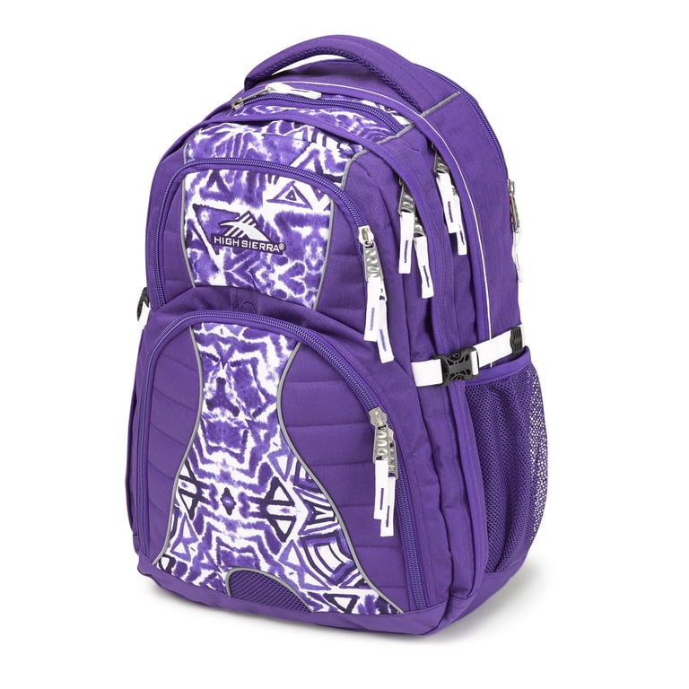 High Sierra Swerve Backpack (Deep Purple/Shibori/White, One  display picture 1