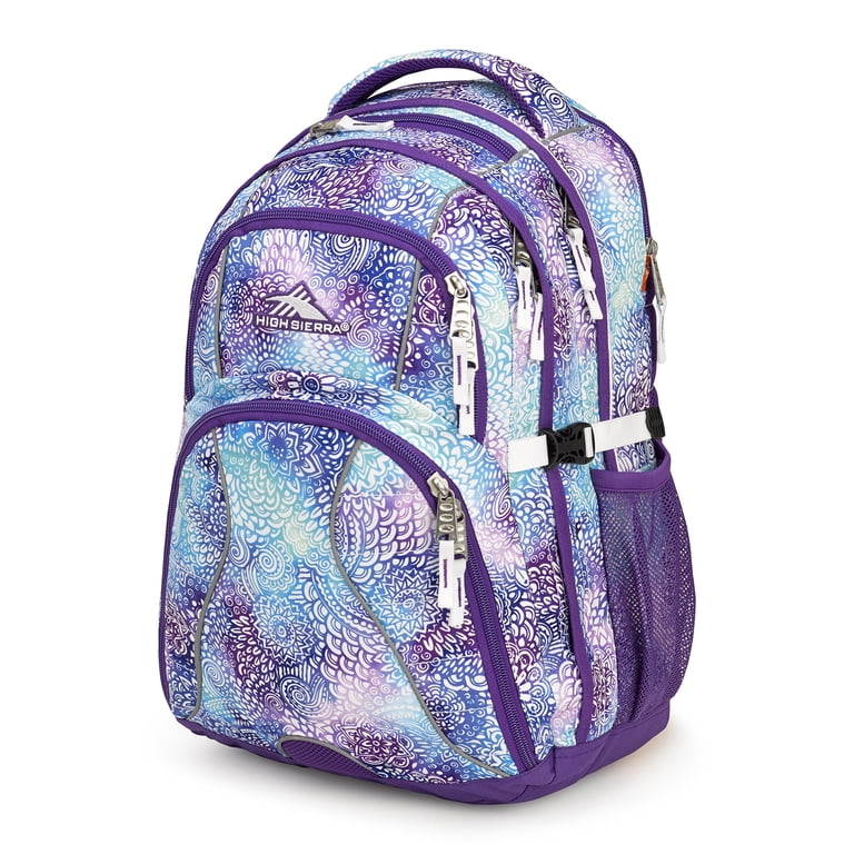 High Sierra Swerve Backpack (Flower Daze/Deep Purple/White  display picture 1