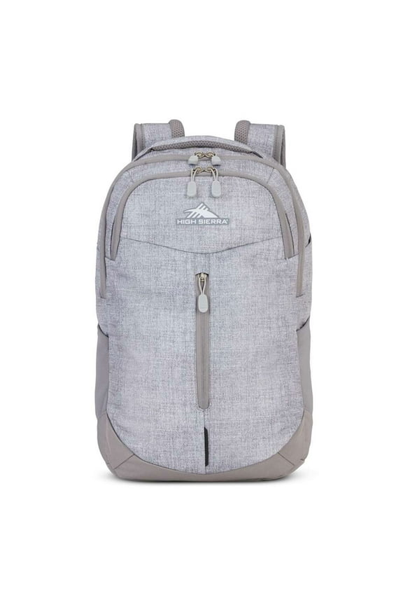 Swerve Pro Travel or Work Laptop Bookbag Backpack, Light Gray