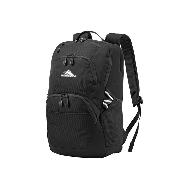 High Sierra Swoop SG Backpack Bookbag with Laptop Drop Protection Pocket,  Black - Walmart.com