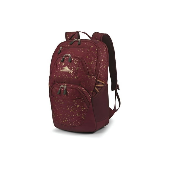 High Sierra Swoop SG Backpack Bookbag with Laptop Protection Pocket, Maroon