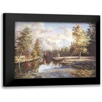 High Sierras 14x12 Black Modern Framed Museum Art Print Titled - Boehme, Nicky