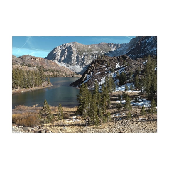 The High Sierras - Yosemite Valley California Photography Landscape Mountain Nature Scenic Wilderness Lake Winter Unframed Wall Art Print 5 x 7 inches
