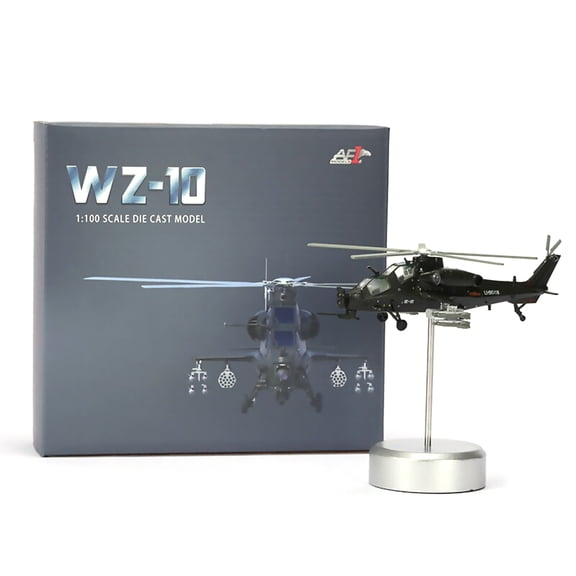 High Simulation 1:100 Scale Chinese Armed WZ-10 Helicopter Model Souvenir for Aviation Enthusiasts APPLAYERR Spare Part