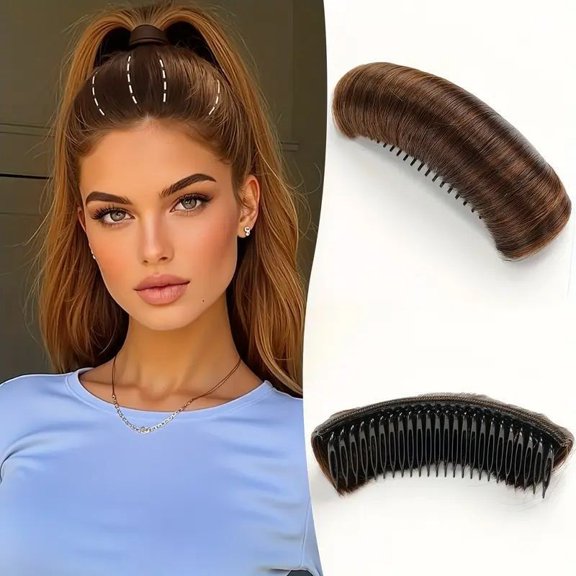 High Skull Fluffy Hair Cushion Wig Piece for Women - Effortless Hairstyle Enhancer
