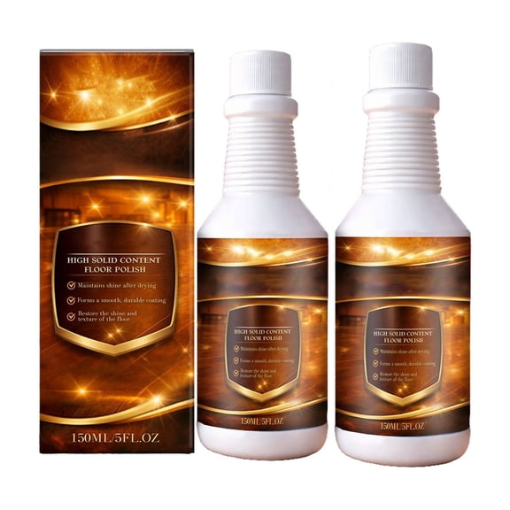 High Solid Floor Polish Fast Dry Shine Restorer for Wood Vinyl Laminate Hardwood Floors No Sanding Long Lasting Scratch Protection Coating
